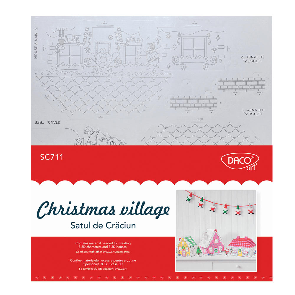 SET CREATIV - SATUL DE CRACIUN DACO